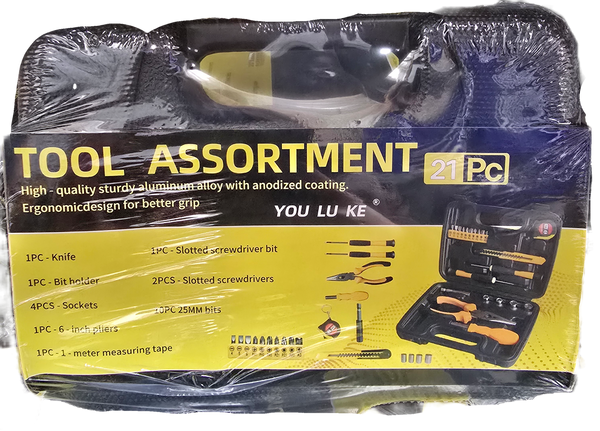 21 pc assorted tool set