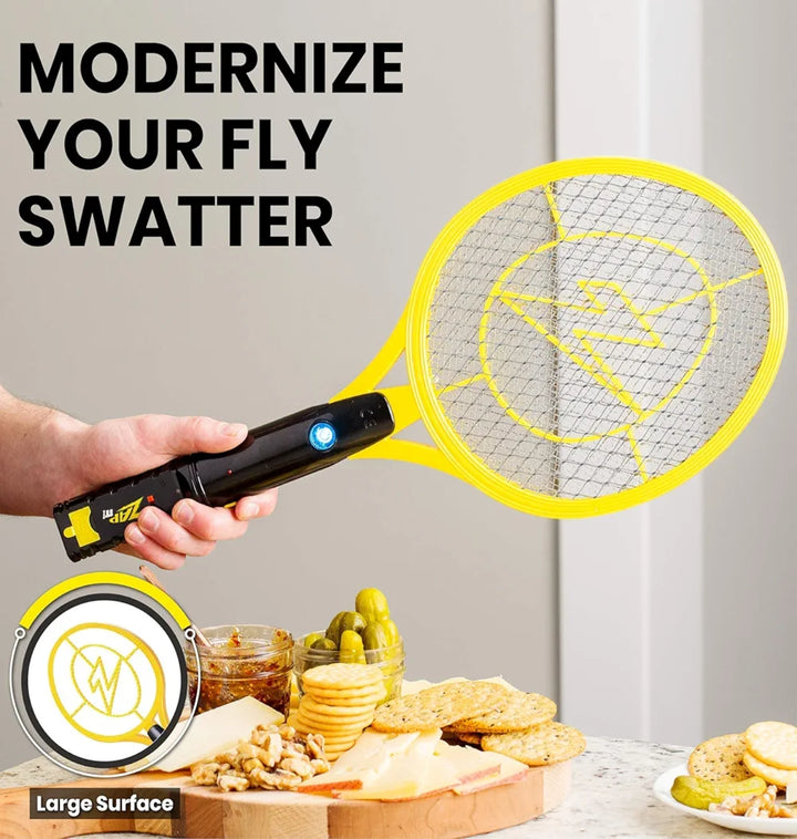 Stock Zapper ZAP IT! Electric Fly Zapper - Rechargeable Fly Swatter - Electric Zapp ...