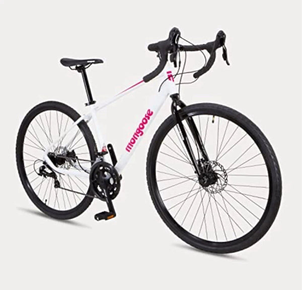 Mongoose Mens Bike Gravel Define 28 Inch 700 C Tyre New Boxed white RRP 499£