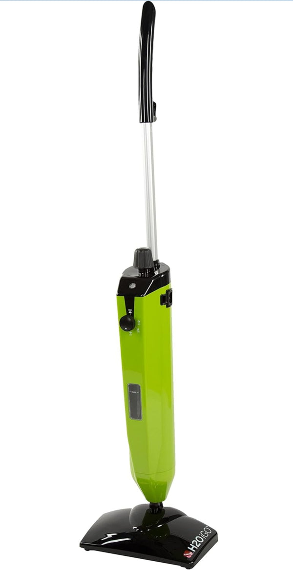 H2O iGO CORDLESS Outdoor Steam Mop – for Garden Patios, Tiles, Floors, Carpets, Kitchens & Bathrooms, Green