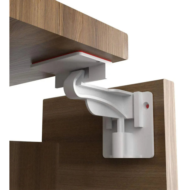 CalMyotis Child Safety Cupboard Locks, Child Safety Locks, Cupboard Locks for Children with Super Strong Adhesive, Innovative Design of Hidden Spring, No Drilling or Magnet or Tools Needed, 10 Pack