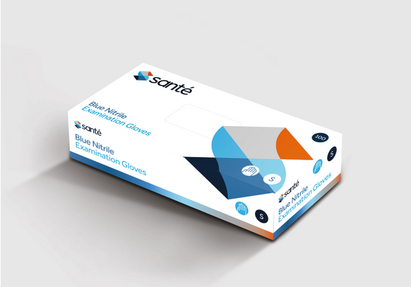 Sante Clear Vinyl Powder Free Gloves