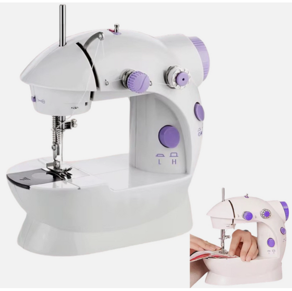 Mini Portable Electric Sewing Machine Adjustable Speed Foot Pedal Desktop Tailor