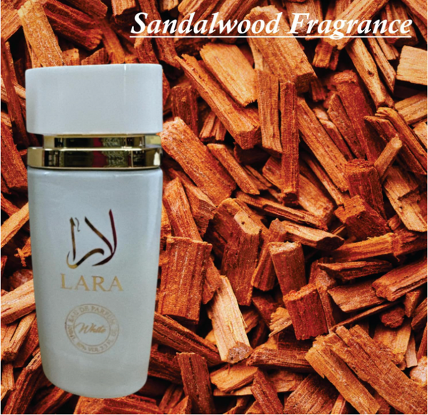 Lara White Eau De Parfum for Women – 100ml | Luxurious Arabian Scent Fragrance Spray with Jasmine, Peach and Amber