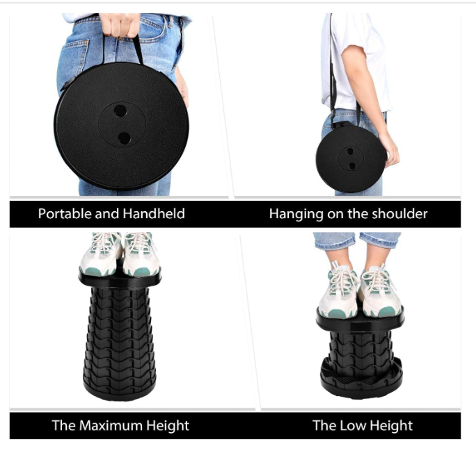 Foldable Telescopic Stool 4.0 | Portable Folding Stool Lightweight |Ye ...