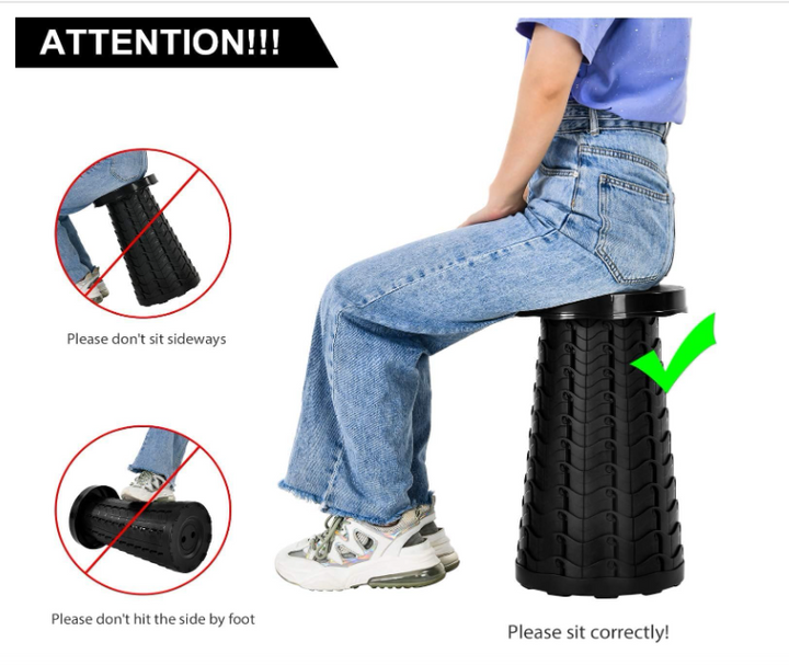 Foldable Telescopic Stool 4.0 | Portable Folding Stool Lightweight |Ye ...